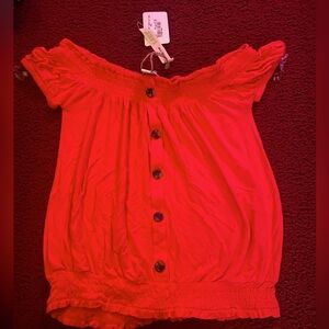 Off the shoulder top